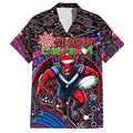 Merry Christmas AFL Demons Hawaiian Shirt Aboriginal Santa Football Mascot
