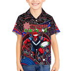 Merry Christmas AFL Demons Hawaiian Shirt Aboriginal Santa Football Mascot