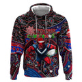 Merry Christmas AFL Demons Hoodie Aboriginal Santa Football Mascot