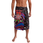 Merry Christmas AFL Demons Lavalava Aboriginal Santa Football Mascot