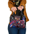 Merry Christmas AFL Demons Shoulder Handbag Aboriginal Santa Football Mascot