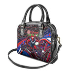 Merry Christmas AFL Demons Shoulder Handbag Aboriginal Santa Football Mascot