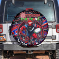 Merry Christmas AFL Demons Spare Tire Cover Aboriginal Santa Football Mascot