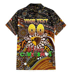 Merry Christmas AFL Hawks Family Matching Mermaid Dress and Hawaiian Shirt Aboriginal Santa Football Mascot