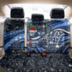 Merry Christmas AFL Cats Back Car Seat Cover Aboriginal Santa Football Mascot
