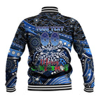 Merry Christmas AFL Cats Baseball Jacket Aboriginal Santa Football Mascot