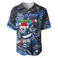 Merry Christmas AFL Cats Baseball Jersey Aboriginal Santa Football Mascot