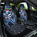 Merry Christmas AFL Cats Car Seat Cover Aboriginal Santa Football Mascot
