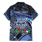 Merry Christmas AFL Cats Family Matching Mermaid Dress and Hawaiian Shirt Aboriginal Santa Football Mascot