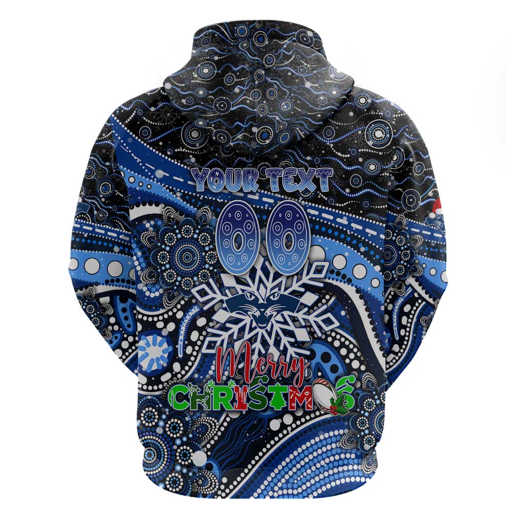 Merry Christmas AFL Cats Hoodie Aboriginal Santa Football Mascot