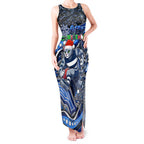Merry Christmas AFL Cats Tank Maxi Dress Aboriginal Santa Football Mascot