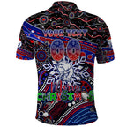 Merry Christmas AFL Bulldogs Polo Shirt Aboriginal Santa Football Mascot