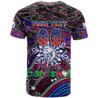 Merry Christmas AFL Bulldogs T Shirt Aboriginal Santa Football Mascot