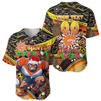 Merry Christmas AFL Giants Baseball Jersey Aboriginal Santa Football Mascot