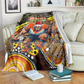 Merry Christmas AFL Giants Blanket Aboriginal Santa Football Mascot
