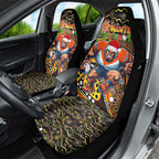 Merry Christmas AFL Giants Car Seat Cover Aboriginal Santa Football Mascot