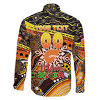 Merry Christmas AFL Giants Family Matching Tank Maxi Dress and Hawaiian Shirt Aboriginal Santa Football Mascot