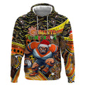 Merry Christmas AFL Giants Hoodie Aboriginal Santa Football Mascot