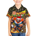 Merry Christmas AFL Giants Kid Hawaiian Shirt Aboriginal Santa Football Mascot