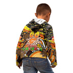 Merry Christmas AFL Giants Kid Hoodie Aboriginal Santa Football Mascot