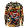 Merry Christmas AFL Giants Long Sleeve Shirt Aboriginal Santa Football Mascot