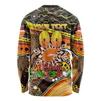 Merry Christmas AFL Giants Long Sleeve Shirt Aboriginal Santa Football Mascot