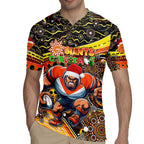 Merry Christmas AFL Giants Rugby Jersey Aboriginal Santa Football Mascot