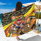 Merry Christmas AFL Giants Sarong Aboriginal Santa Football Mascot