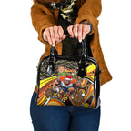Merry Christmas AFL Giants Shoulder Handbag Aboriginal Santa Football Mascot
