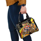 Merry Christmas AFL Giants Shoulder Handbag Aboriginal Santa Football Mascot