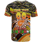 Merry Christmas AFL Giants T Shirt Aboriginal Santa Football Mascot