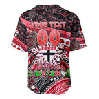Merry Christmas AFL Saints Baseball Jersey Aboriginal Santa Football Mascot
