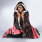 Merry Christmas AFL Saints Hooded Blanket Aboriginal Santa Football Mascot