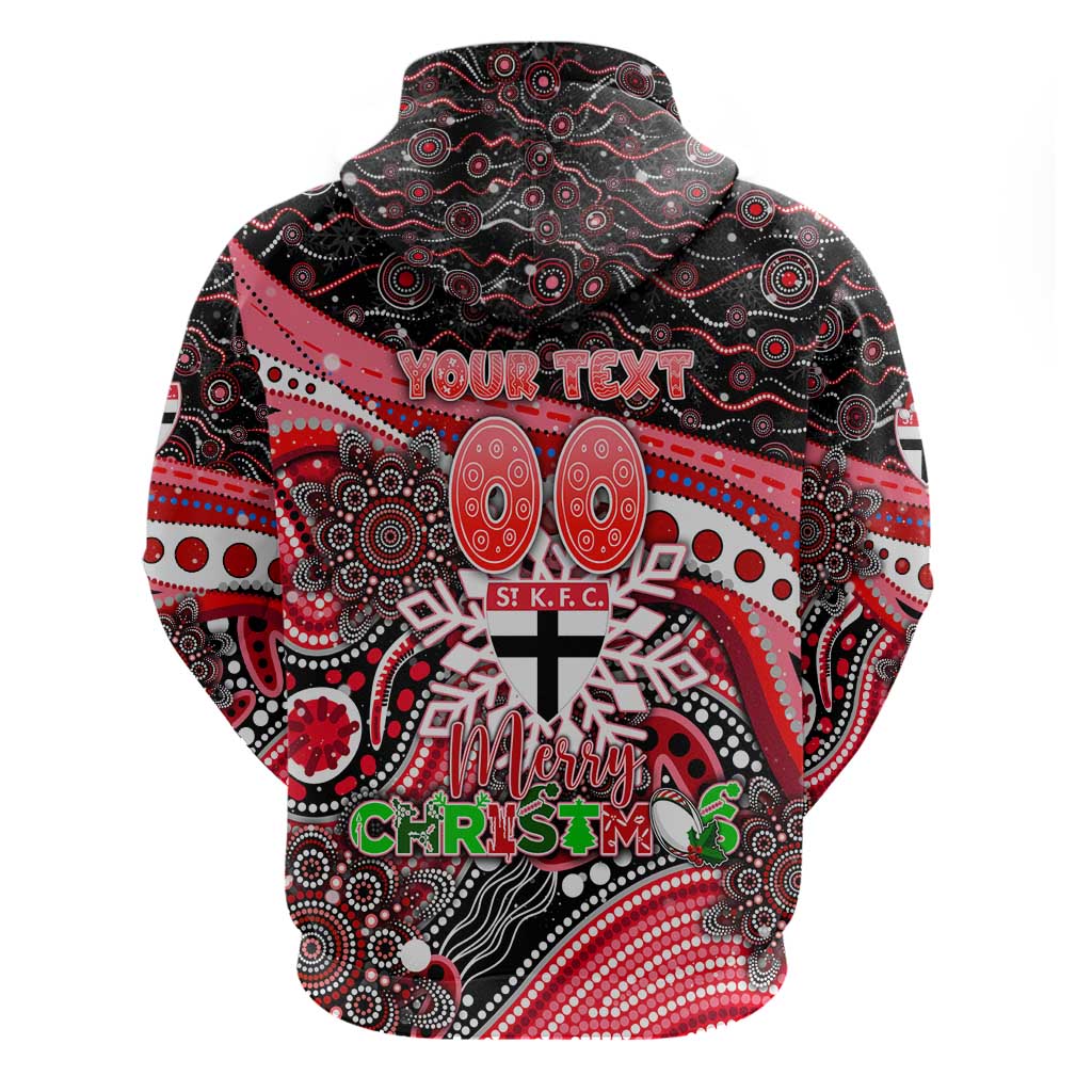 Merry Christmas AFL Saints Hoodie Aboriginal Santa Football Mascot