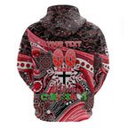Merry Christmas AFL Saints Hoodie Aboriginal Santa Football Mascot