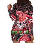Merry Christmas AFL Saints Hoodie Dress Aboriginal Santa Football Mascot