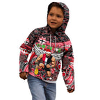 Merry Christmas AFL Saints Kid Hoodie Aboriginal Santa Football Mascot