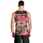 Merry Christmas AFL Saints Men Tank Top Aboriginal Santa Football Mascot