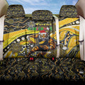 Merry Christmas AFL Richmond Tigers Back Car Seat Cover Aboriginal Santa Football Mascot