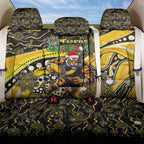 Merry Christmas AFL Richmond Tigers Back Car Seat Cover Aboriginal Santa Football Mascot