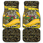 Merry Christmas AFL Richmond Tigers Car Mats Aboriginal Santa Football Mascot