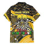 Merry Christmas AFL Richmond Tigers Family Matching Mermaid Dress and Hawaiian Shirt Aboriginal Santa Football Mascot