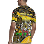 Merry Christmas AFL Richmond Tigers Rugby Jersey Aboriginal Santa Football Mascot