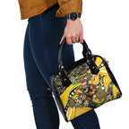 Merry Christmas AFL Richmond Tigers Shoulder Handbag Aboriginal Santa Football Mascot