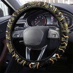 Merry Christmas AFL Richmond Tigers Steering Wheel Cover Aboriginal Santa Football Mascot