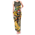 Merry Christmas AFL Richmond Tigers Tank Maxi Dress Aboriginal Santa Football Mascot