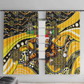 Merry Christmas AFL Richmond Tigers Window Curtain Aboriginal Santa Football Mascot