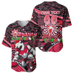 Merry Christmas AFL Swans Baseball Jersey Aboriginal Santa Football Mascot DT02