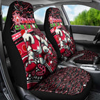 Merry Christmas AFL Swans Car Seat Cover Aboriginal Santa Football Mascot DT02