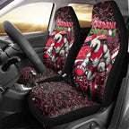 Merry Christmas AFL Swans Car Seat Cover Aboriginal Santa Football Mascot DT02